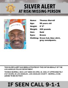 Thomas Murrell Missing Los Angeles, CA